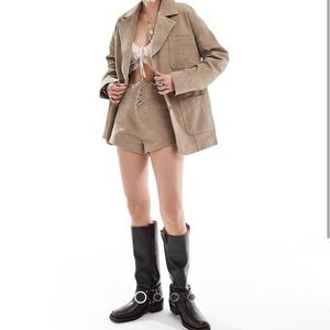 ASOS Reclaimed Vintage Limited Edition suede blazer